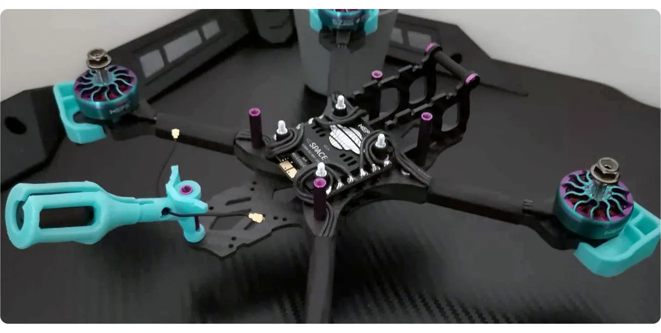 MEPS 60A FPV ESC with neat soldering board design