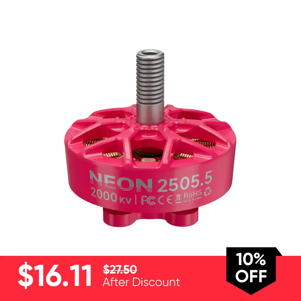 meps neon 2505.5 fpv brushless motor for 5 inch fpv freestyle-2000kv-show