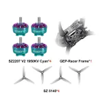 MEPSKING 5inch racing bundle kit with motor, frame and propellers