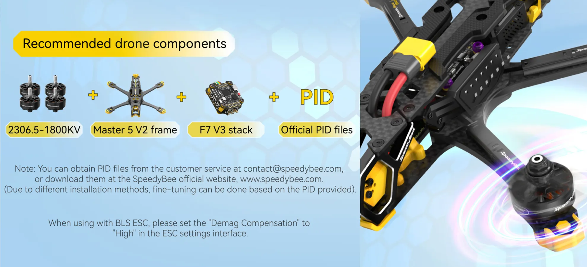 motor SpeedyBee 2306.5