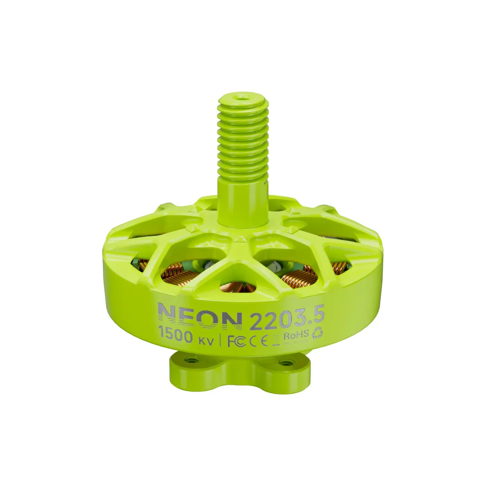 NEON 2203.5 brushless motor 1500KV in green color