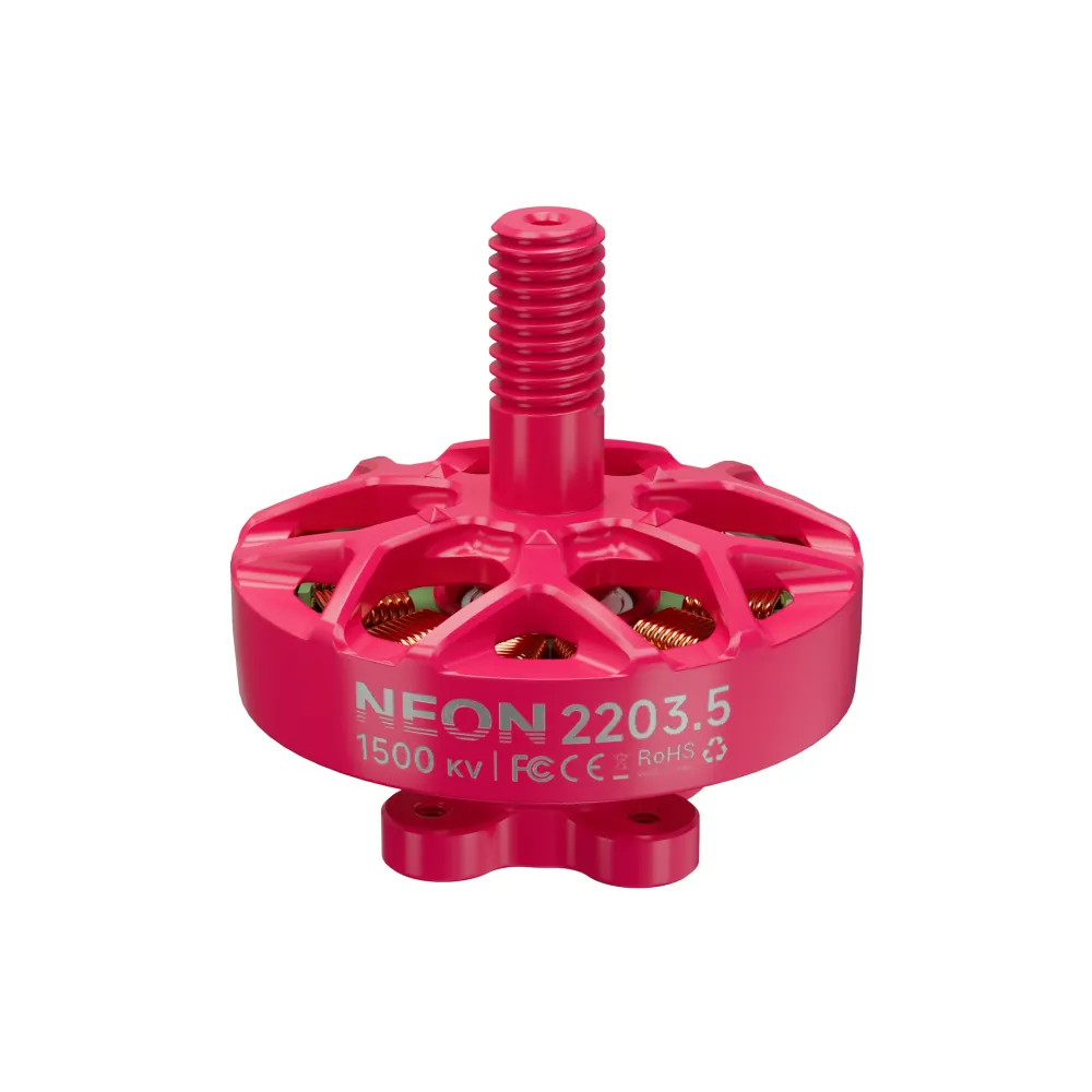 NEON 2203.5 brushless motor 1500KV in pink color