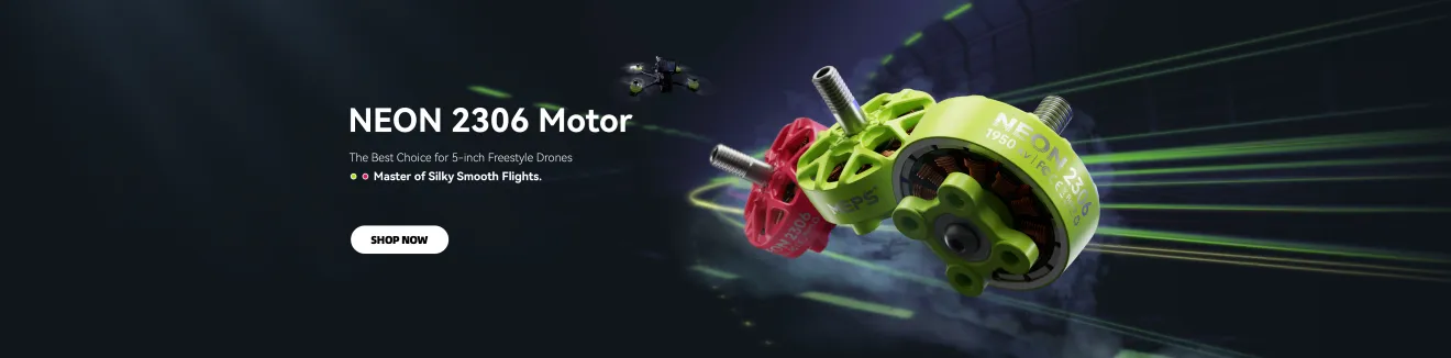 NEON 2306 FPV drone motors for 5 inch freestyle flying