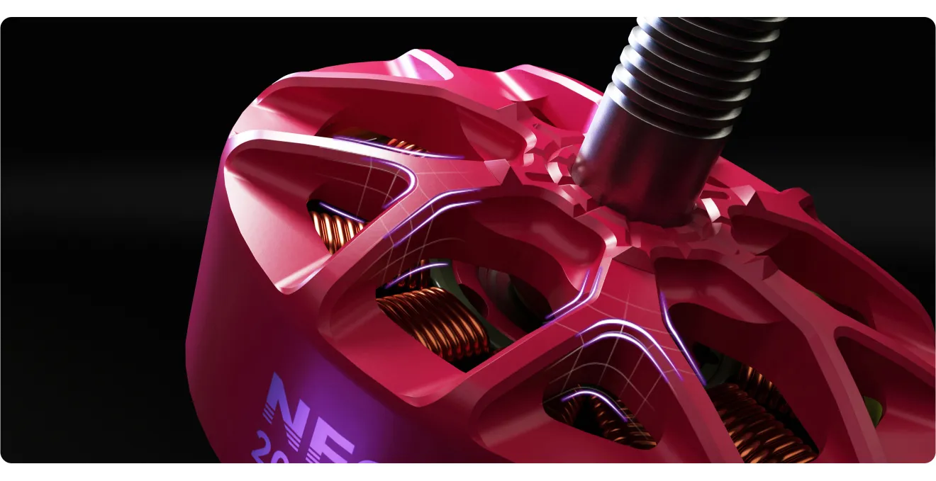 MEPS NEON 2505.5 drone motor with robust impact resistance