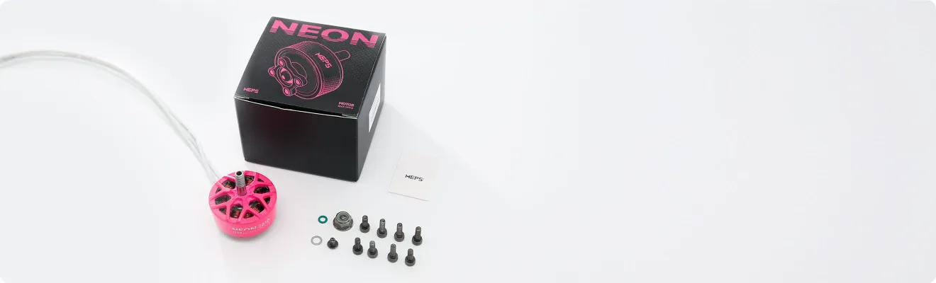 MEPS NEON 2810 motor packing list