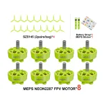 neon2207 fluorescent green motors with sz5145 props yellow