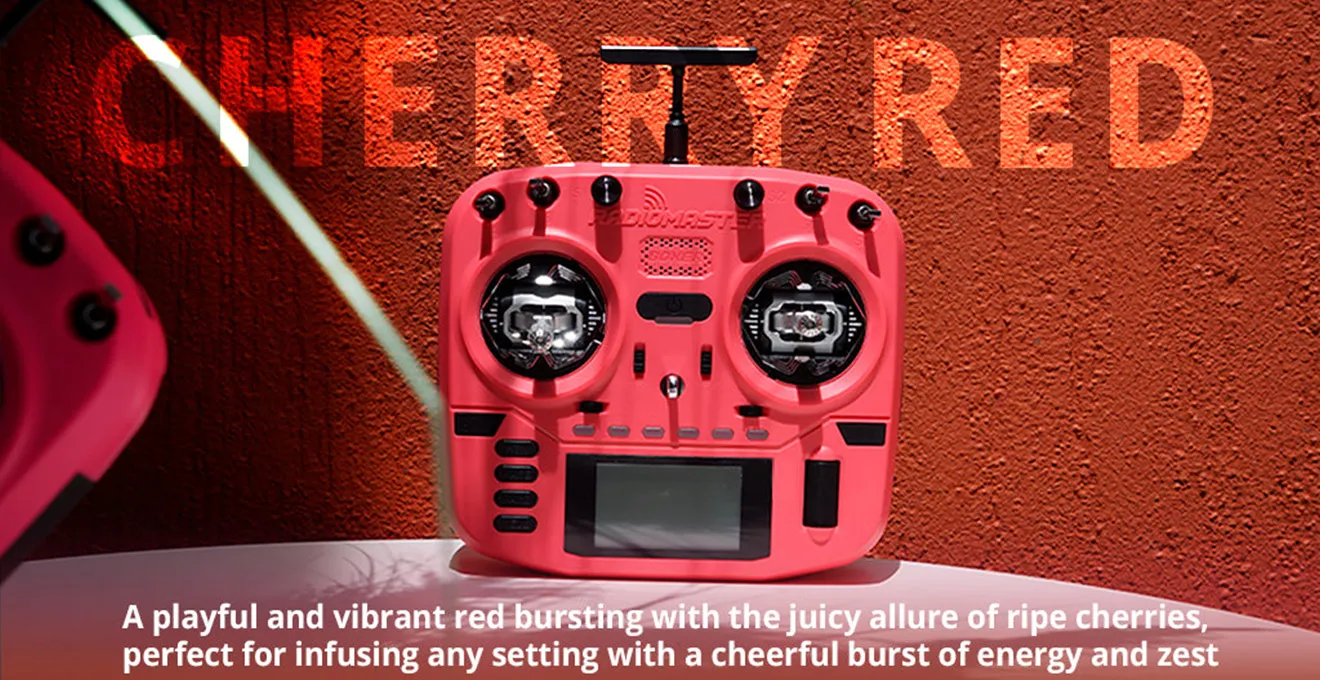 radiomaster boxer crush radio controller m2 cherry red