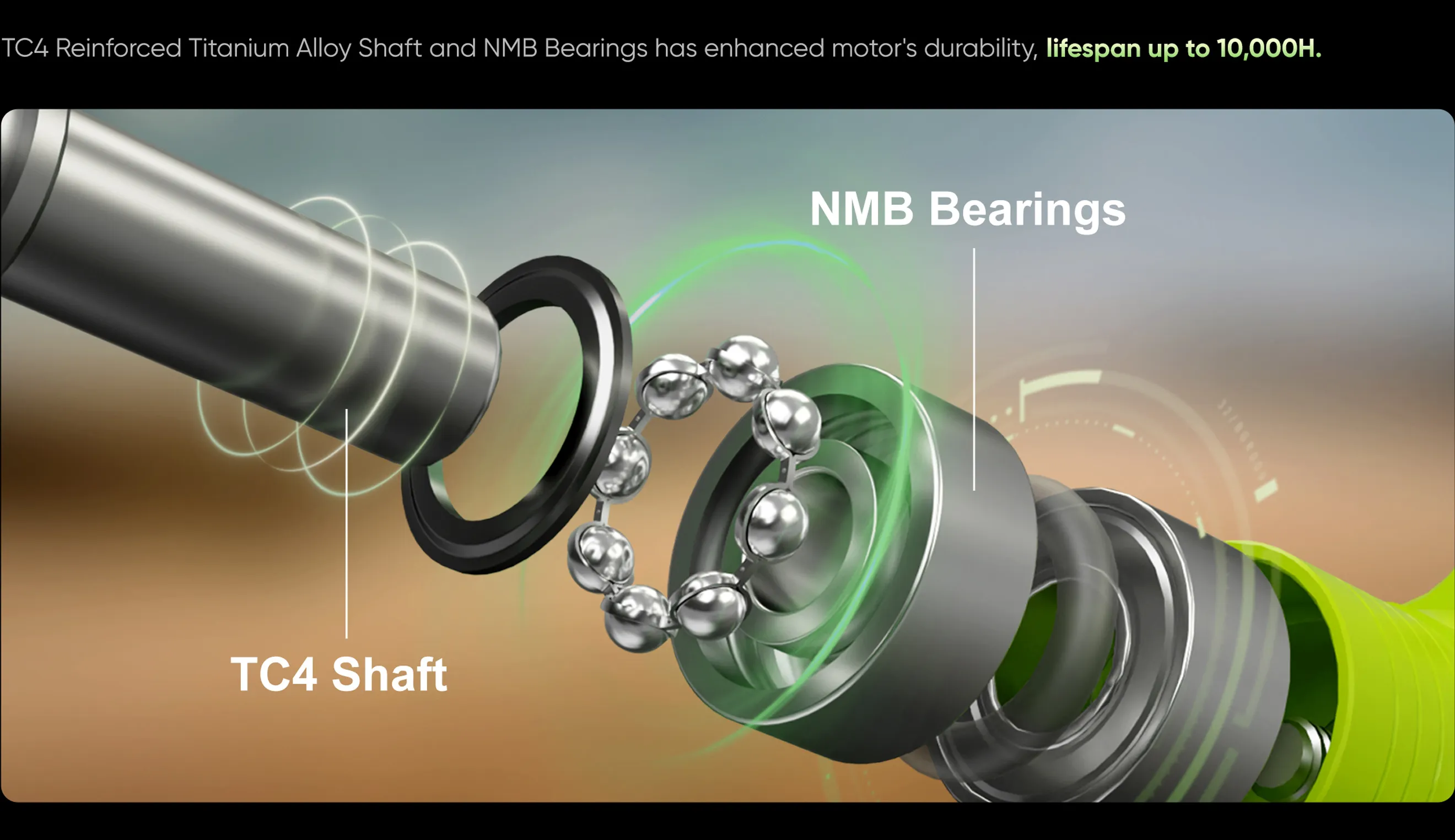 SZ2306 FPV brushless motors NMB bearings lifespan up to 10000h