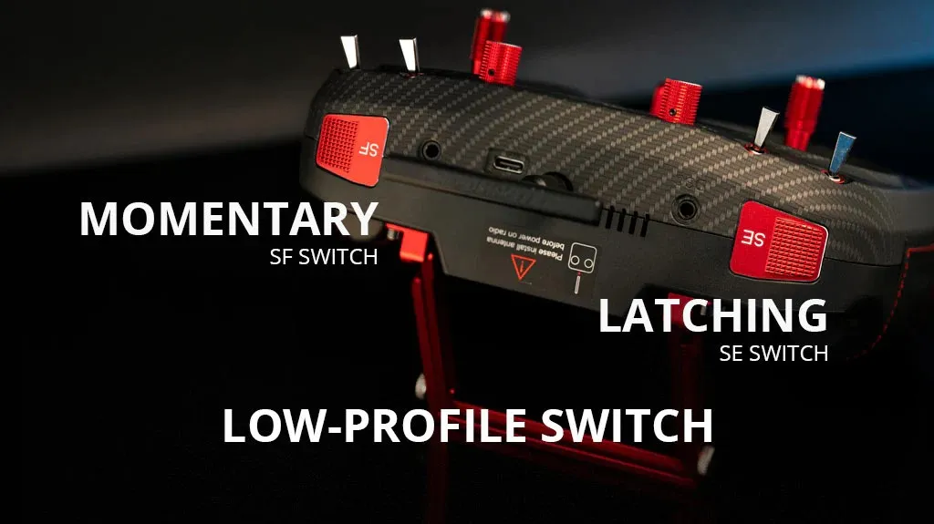 Radiomaster boxer max radio transmitter with multiple switch