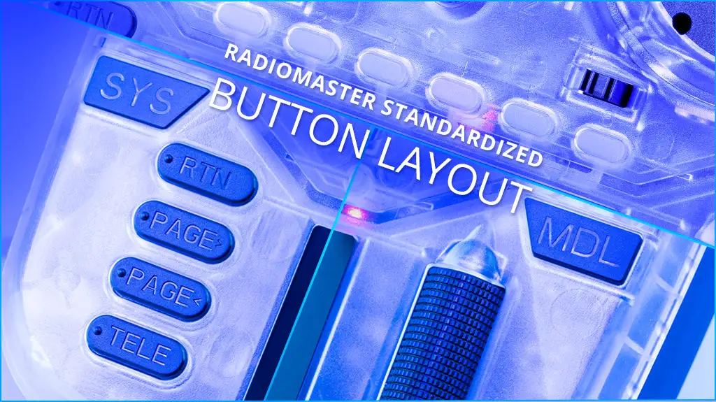 radiomaster boxer radio controller transparent version button layout