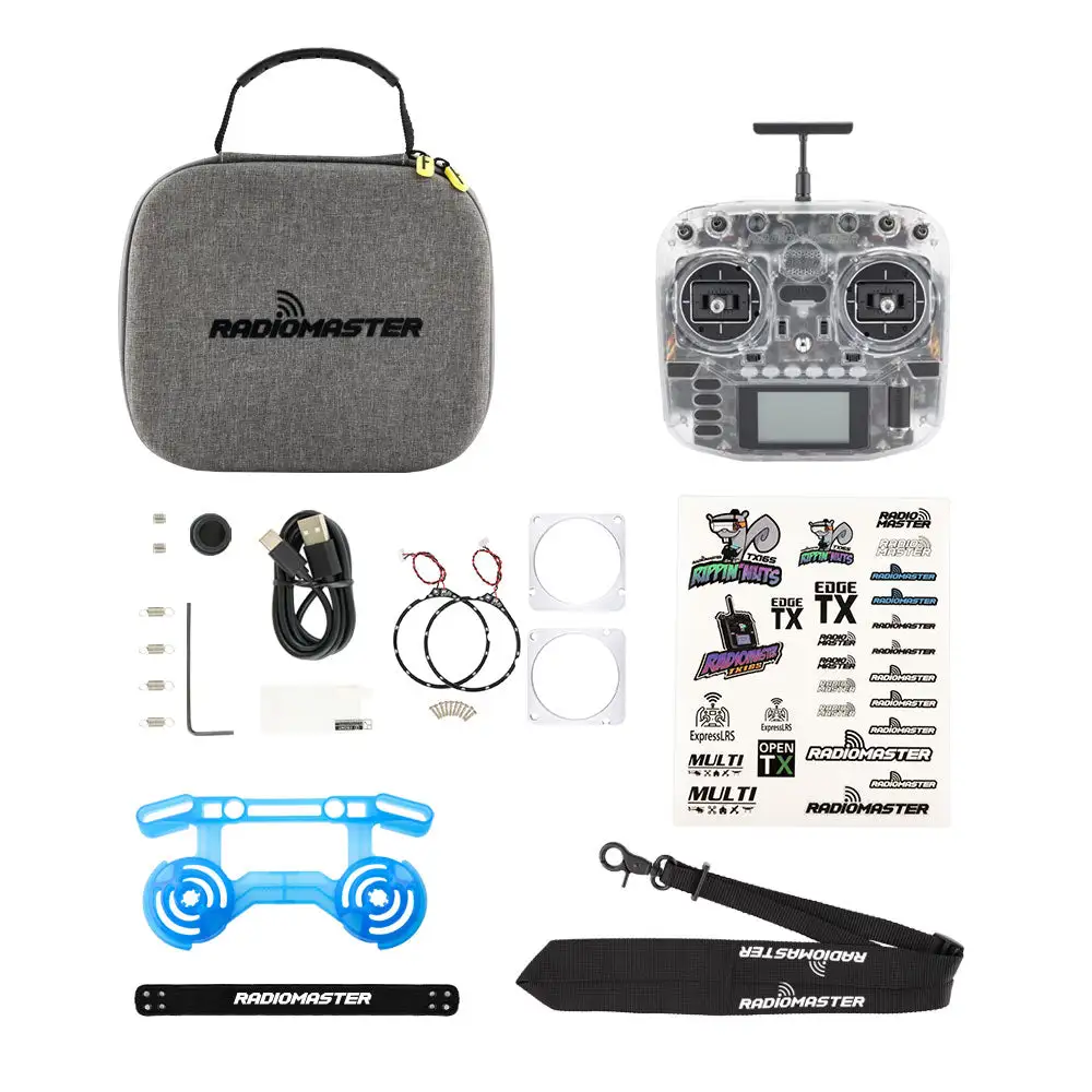radiomaster boxer radio controller transparent version package include