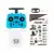 radiomaster pocket crush radio controller m2 iceberg blue