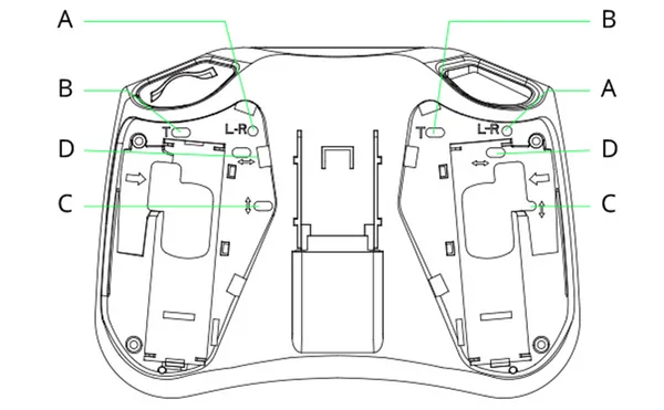 radiomaster pocket radio back details
