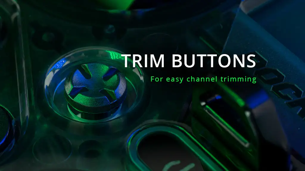 radiomaster pocket radio trim buttons