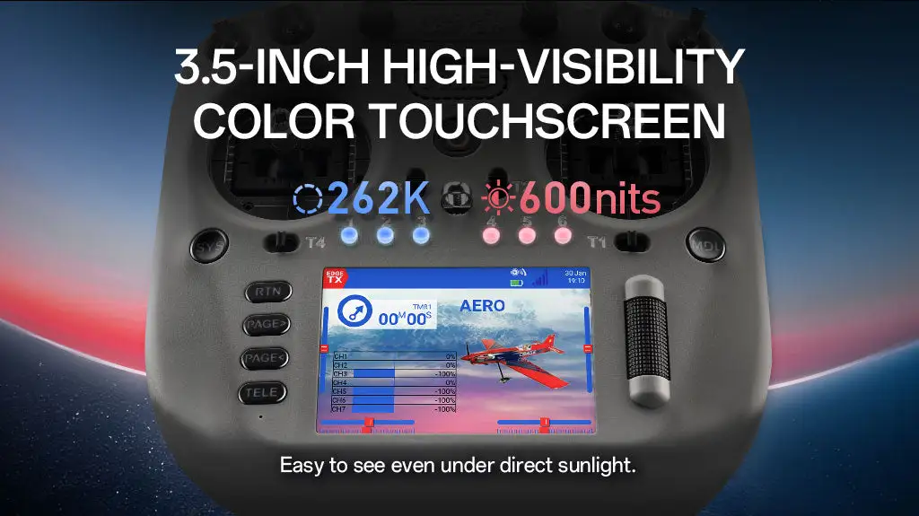 Radiomaster TX15 Radio Controller ELRS M2 high visibility color touchscreen