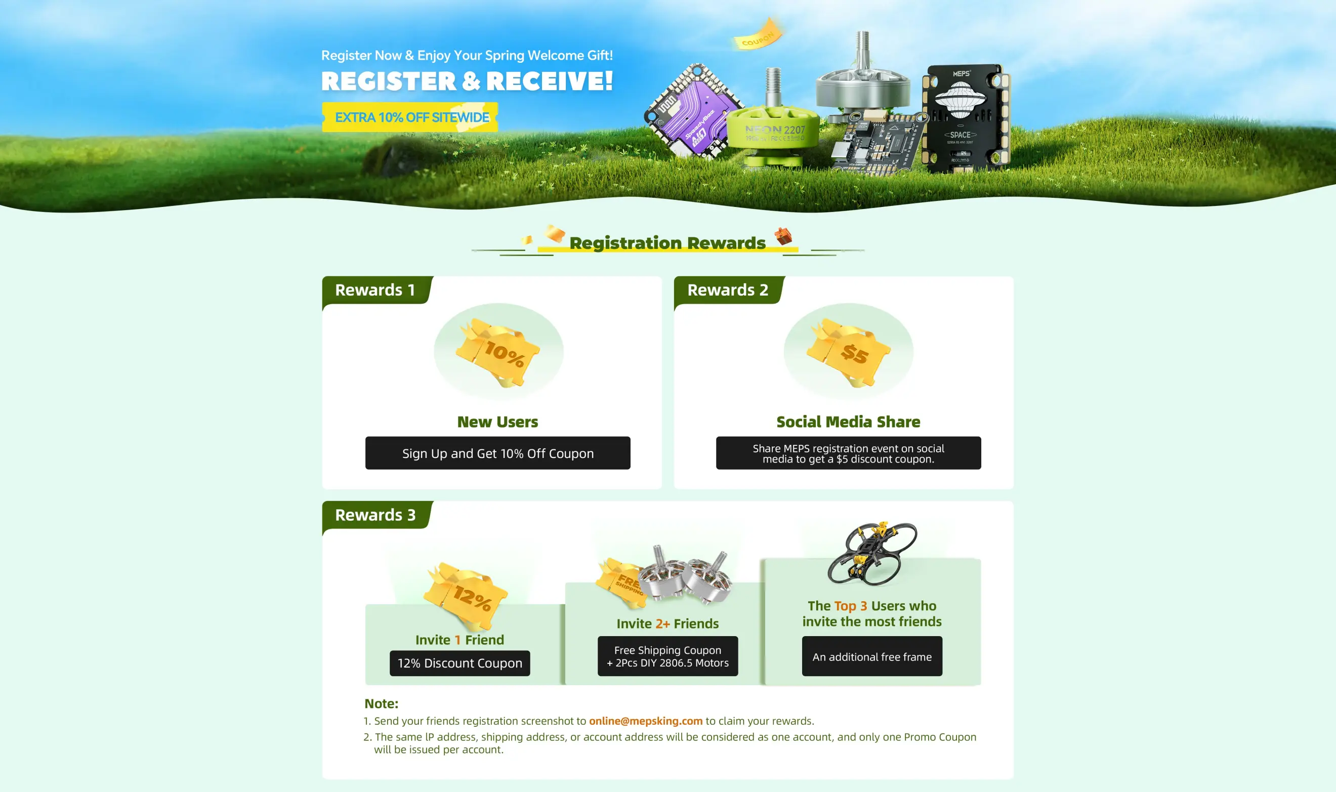 Registration Event Landing Page
