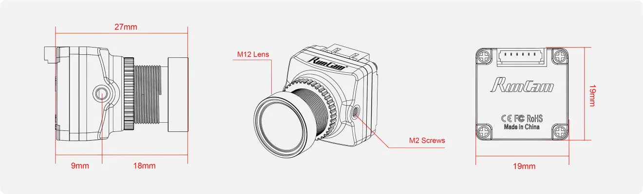 runcam night eagle 3 size chart p