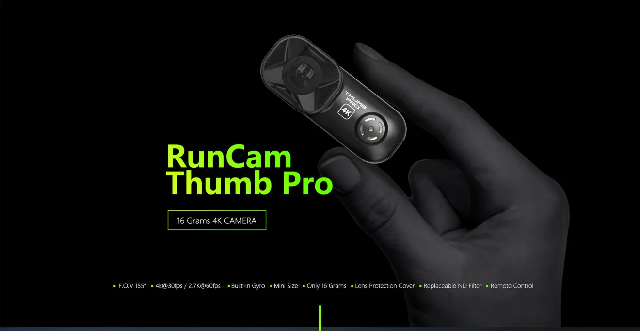 RunCam Thumb Pro 16g ultra lightweight