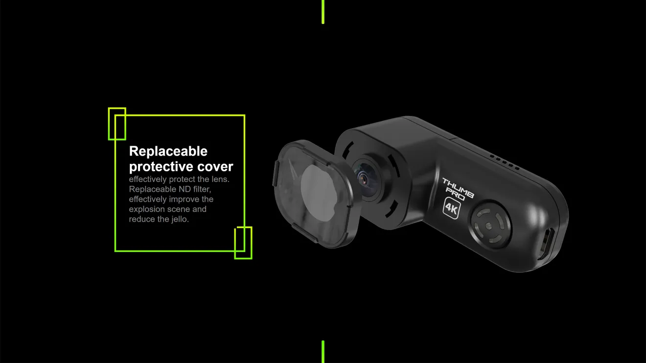 RunCam Thumb Pro with replaceable protective cover