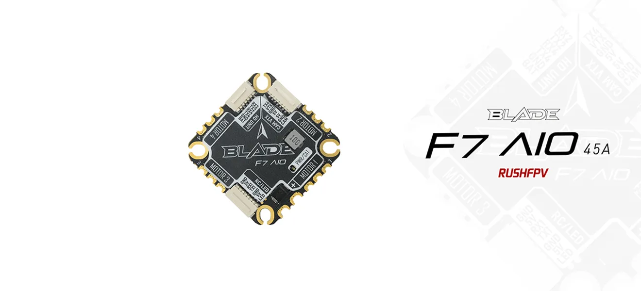 RUSHFPV BLADE F7 45A AIO BEC 3s-6s