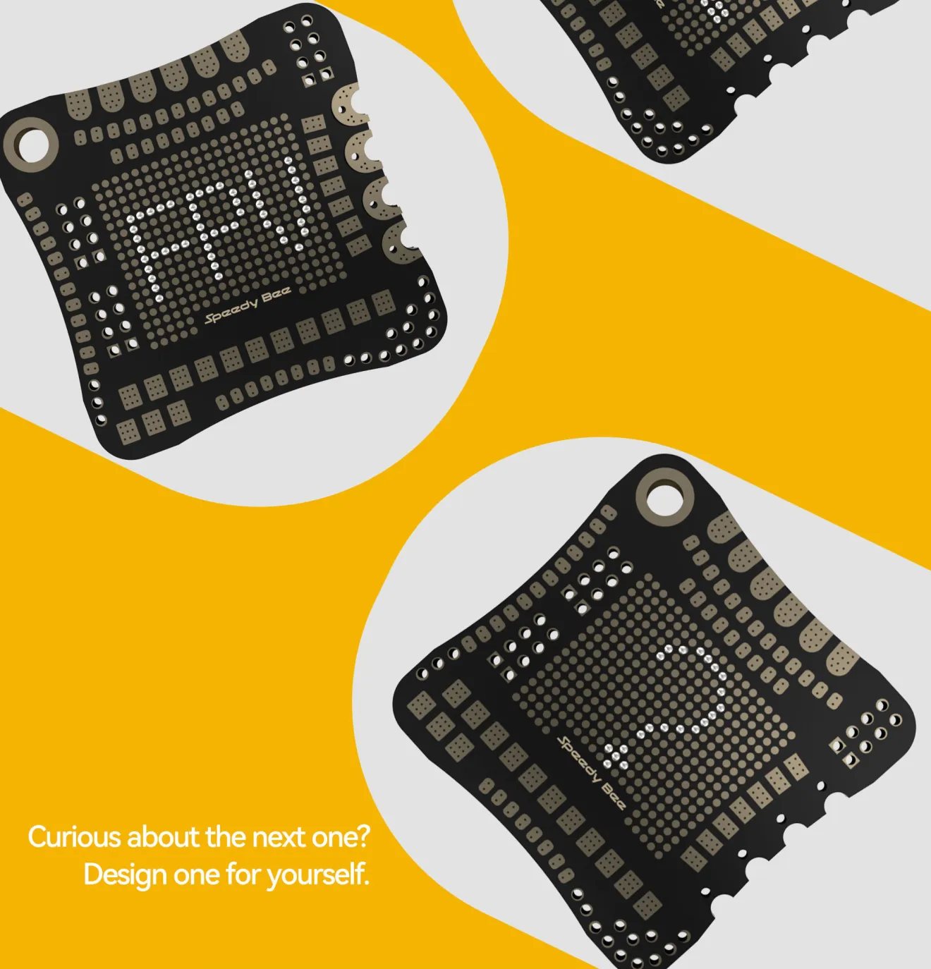 SpeedyBee 4pcs FPV Soldering Practice Board Design