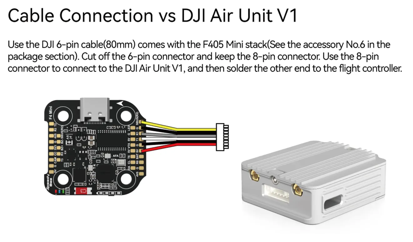 SpeedyBee F405 Mini 35A stack connect with ELRS receiver