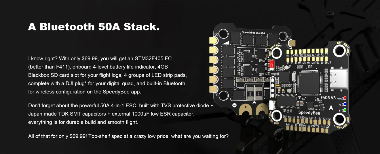 SpeedyBee F405 stack in great prices