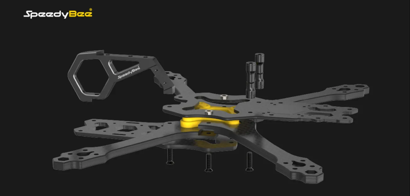 SpeedyBee Master 5 V2 Frame with arm quick release structure