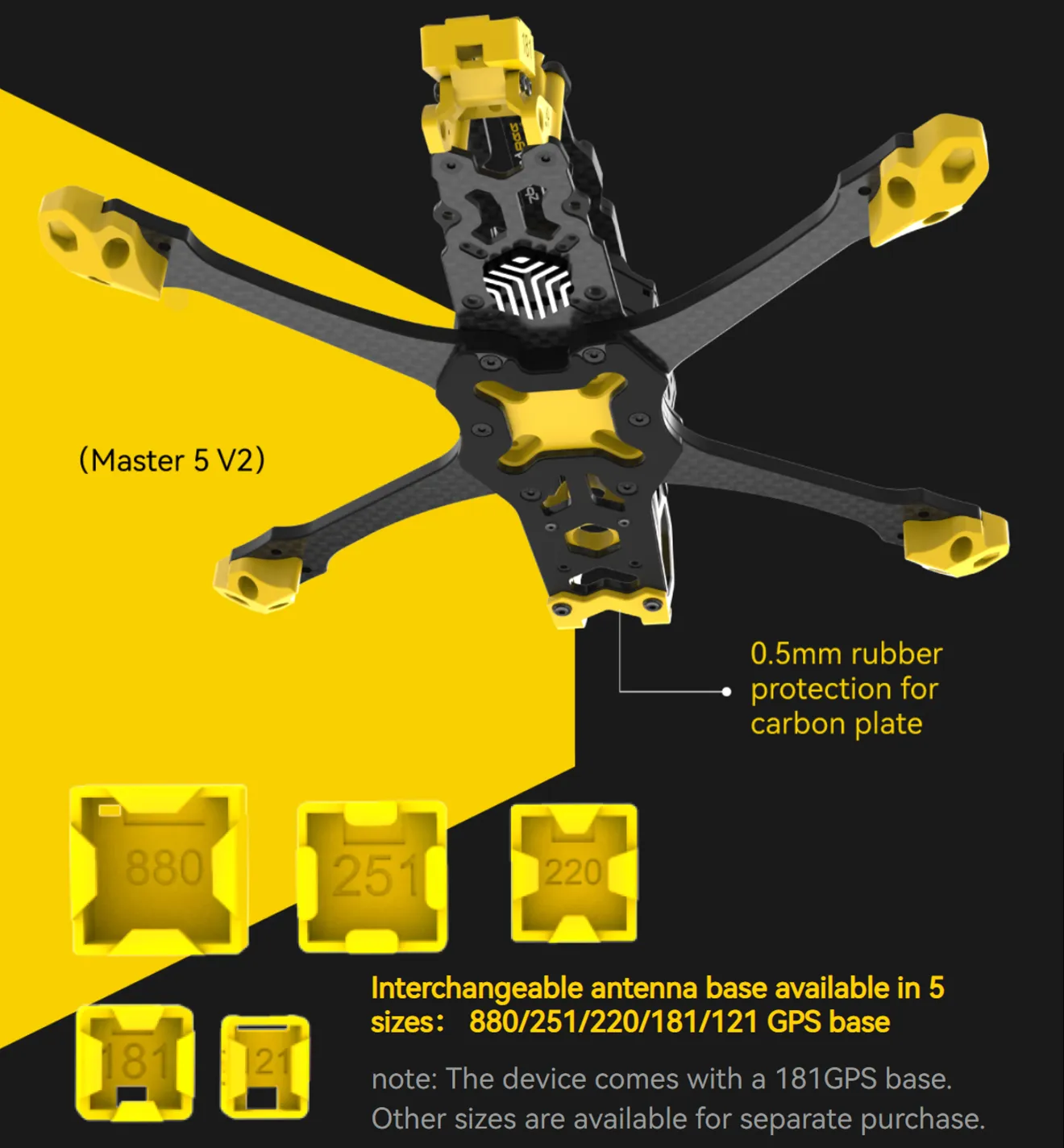 SpeedyBee Master 5 V2 Frame with soft protection