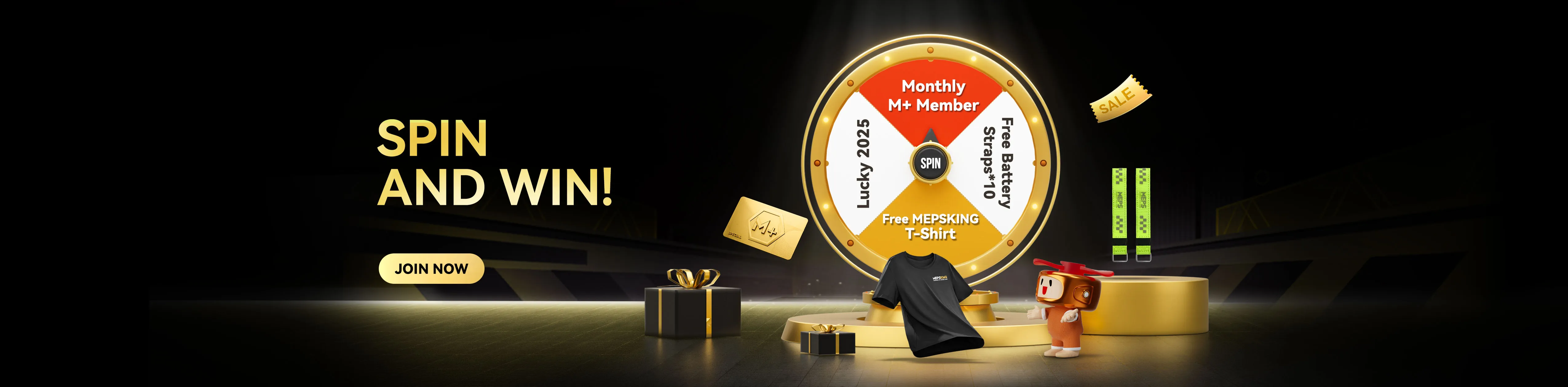 Spin and win free gifts