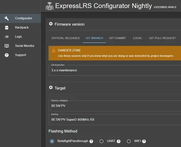 superd elrs diversity receiver nightly