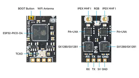 superd elrs diversity receiver size