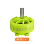 sz 2207 v2 fpv motor 1750kv green view