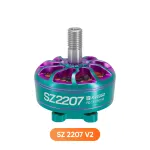 sz 2207 v2 fpv motor 1950kv cyan view