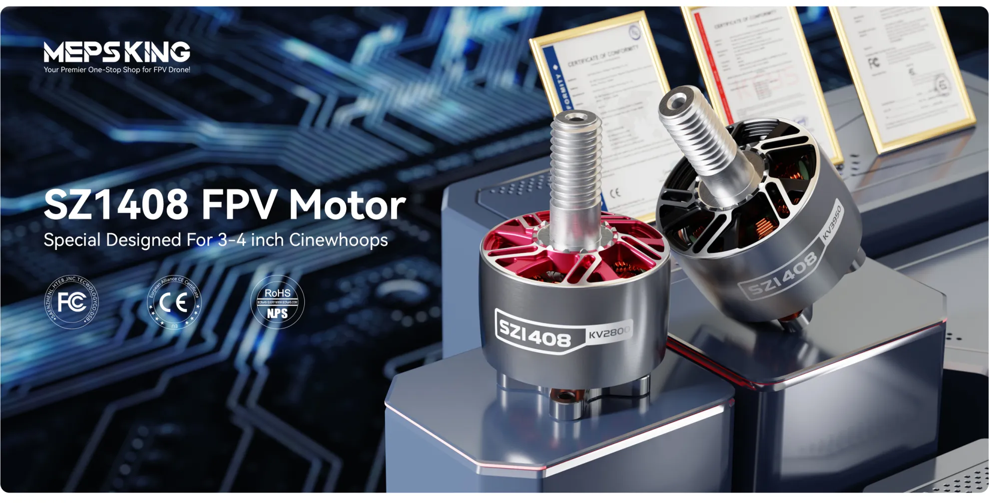 sz1408 fpv motor logo pc
