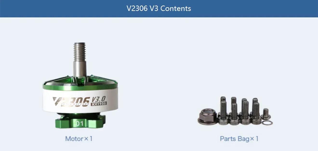 T-Hobby Velox V2306 V3.0 Motor Package