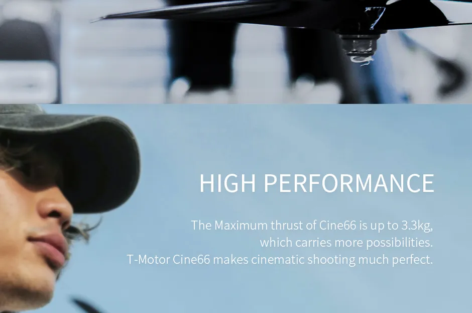 T-Motor cine66 fpv motor high performance