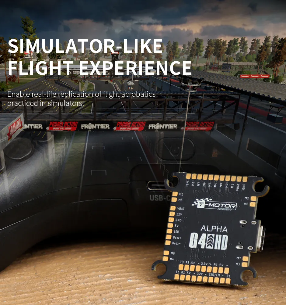 T-Motor Pacer g4 Alpha FC simulator like flight experience