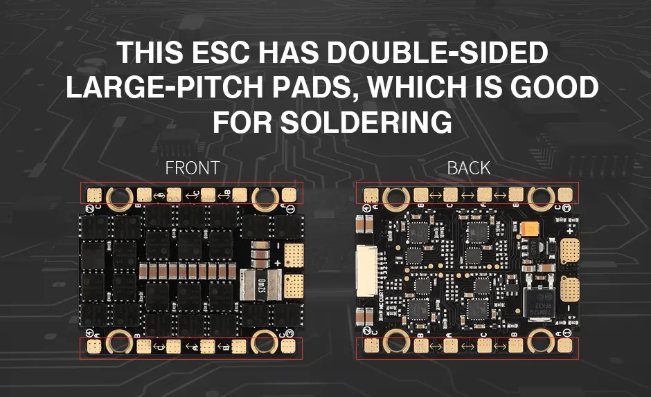T-Motor v45a 4in1 esc easy soldering