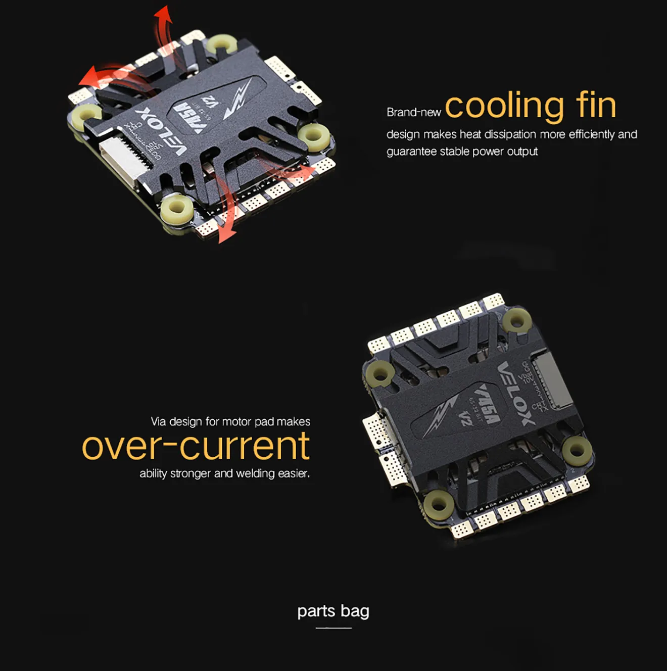 T-Motor v45a v2 4in1 esc flight design