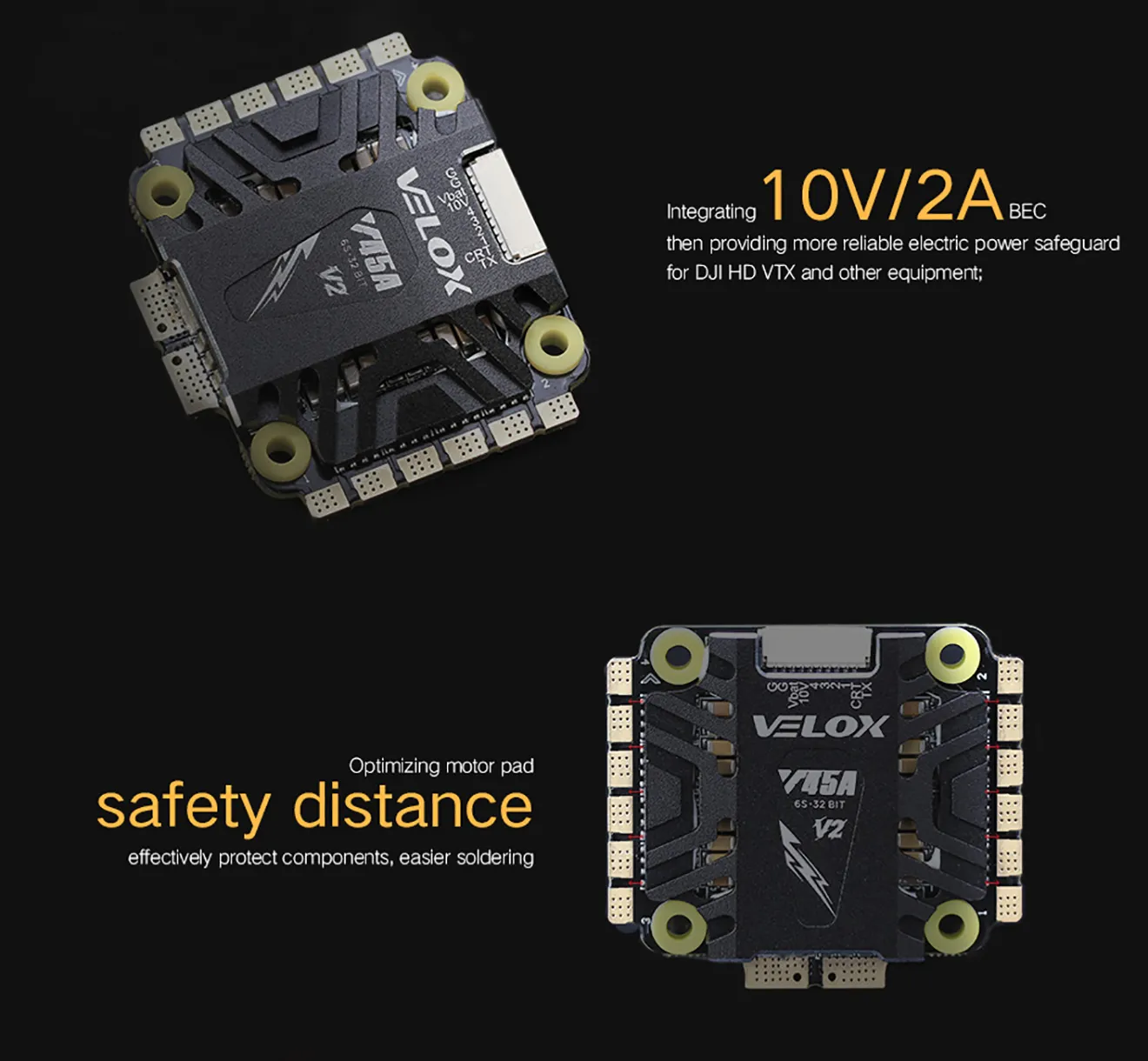 T-Motor v45a v2 4in1 esc vantage