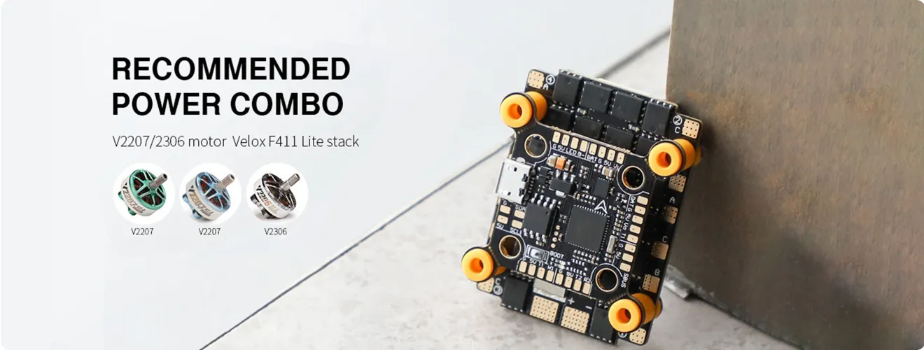 t motor velox v 45a 4in1 esc recommended motors