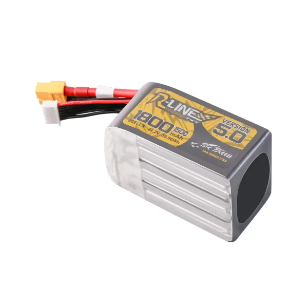 Tattu R Line Version 5.0 1800 mAh 6 s 150 C 22,2 V Lipo-Akkupack mit XT60-Stecker