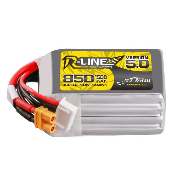 tattu-r-line-version-5.0-850mah-4s-150c-14.8v-lipo-battery-front