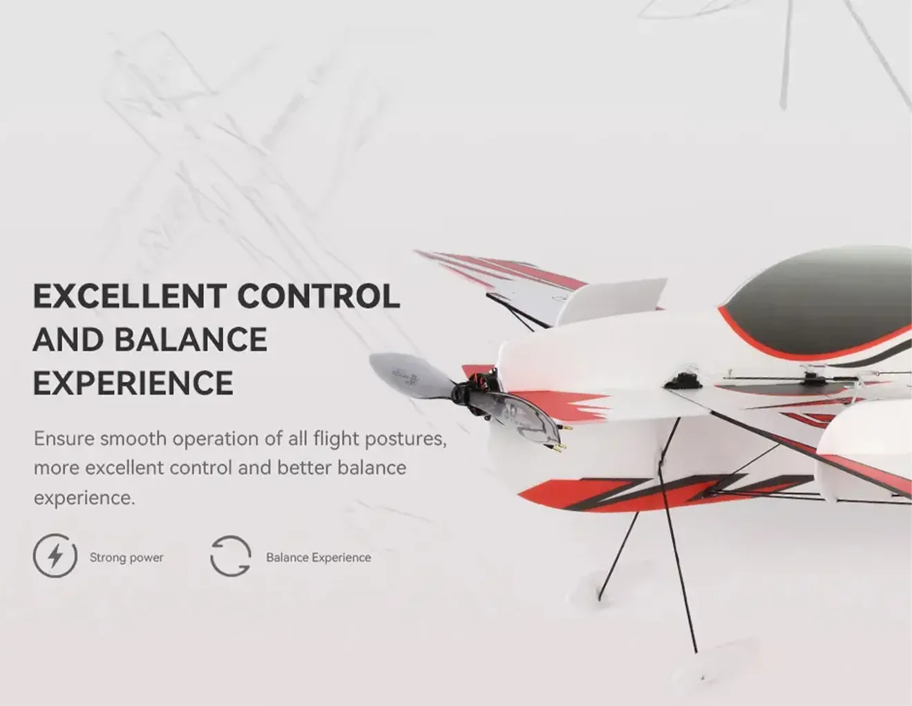 T-Hobby AM40 F3P 3D/4D Fixed Wing Powerful F3P Motor Excellent Control