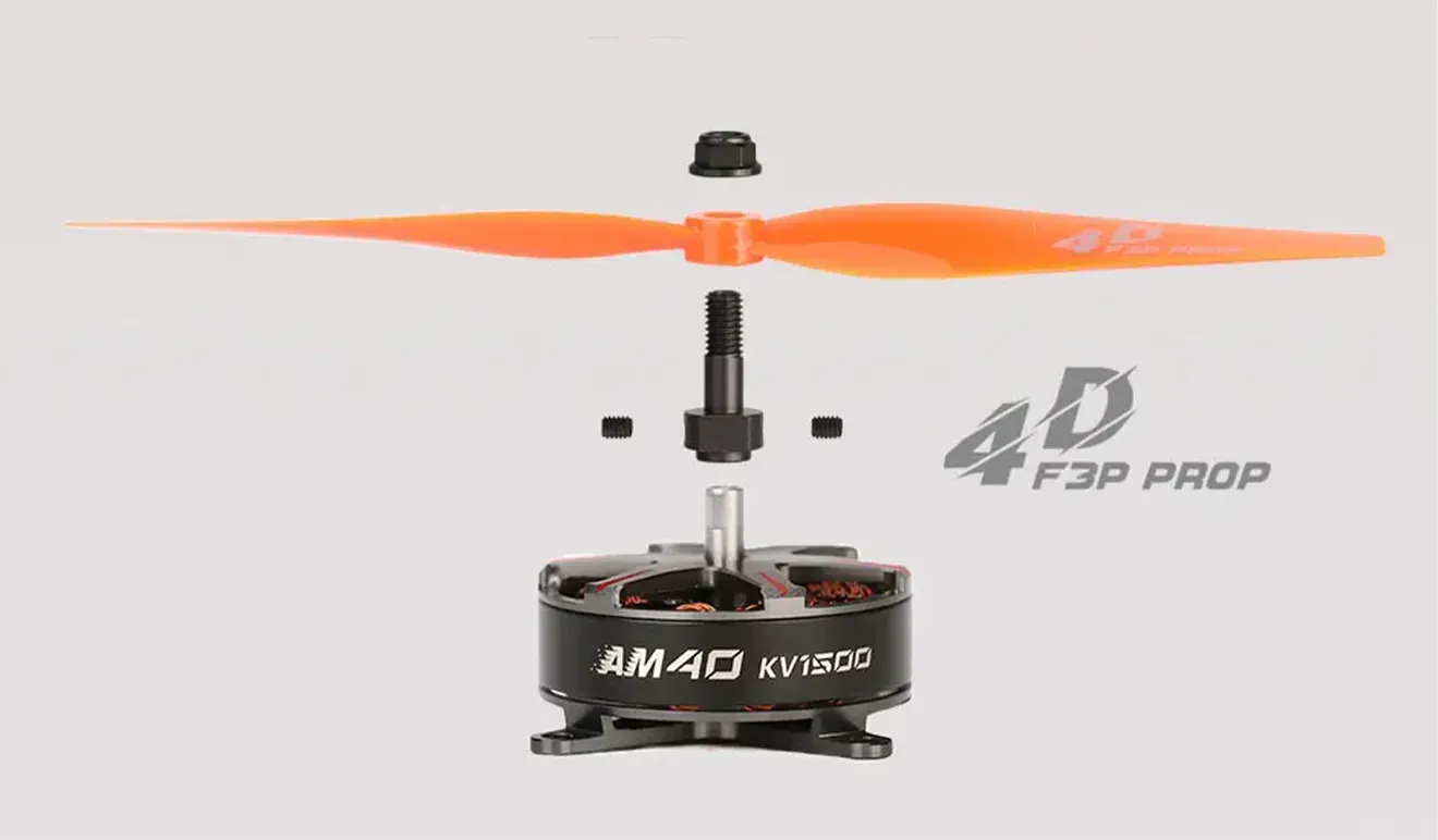 T-Hobby AM40 F3P 3D/4D Fixed Wing Powerful F3P Motor With Props