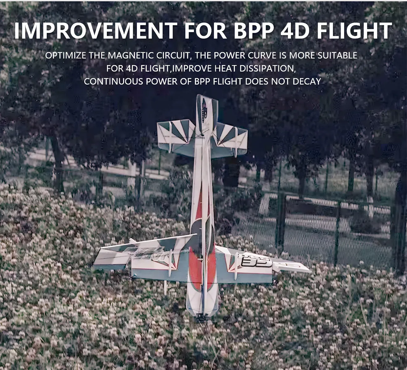 thobby am40 v2 f3p 3d4d fixed wing motor for bpp 4d flight