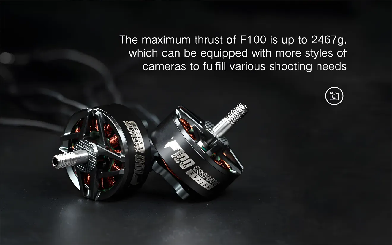 thobby f100 2810 fpv cinematic brushless motor maximum thrush 2467g