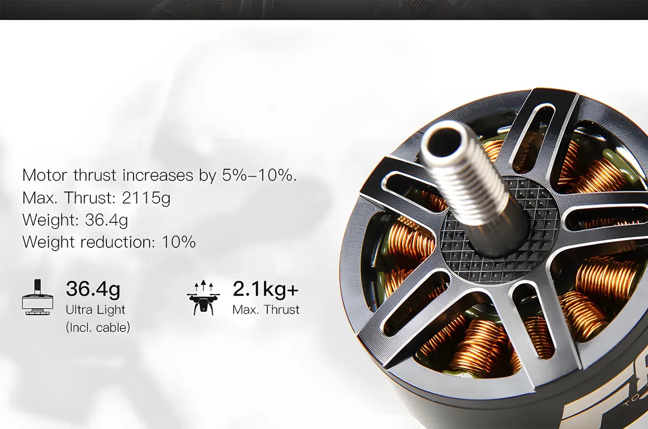 T-Hobby F80 PRO 1900KV Brushless Motor Weight