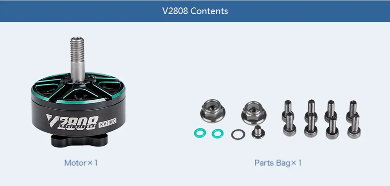 thobby velox v2808 drone motor package include